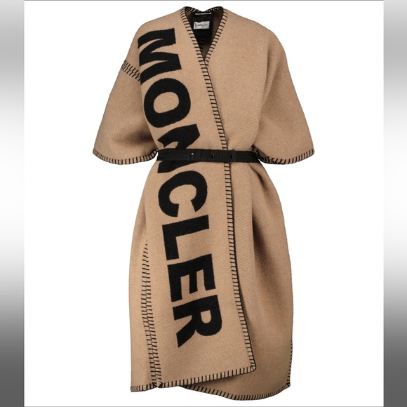 Moncler Jackets & Blazers - ❌SOLD❌ MONCLER
Wool-blend poncho
One size fits all   With tan belt